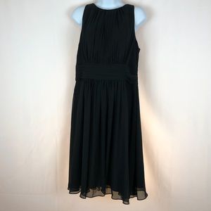 Ralph Lauren sleeveless sheer LBD 12